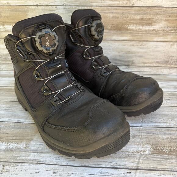 Red Wings Shoes 9.5D Mens Tradesman Safety Toe Hiker Boot Boa Lace Waterproof - Picture 1 of 16